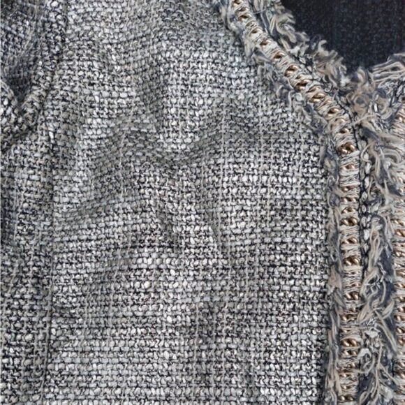 𝅺Caractère Tweed Suit Jacket Fringe - Picture 5 of 6